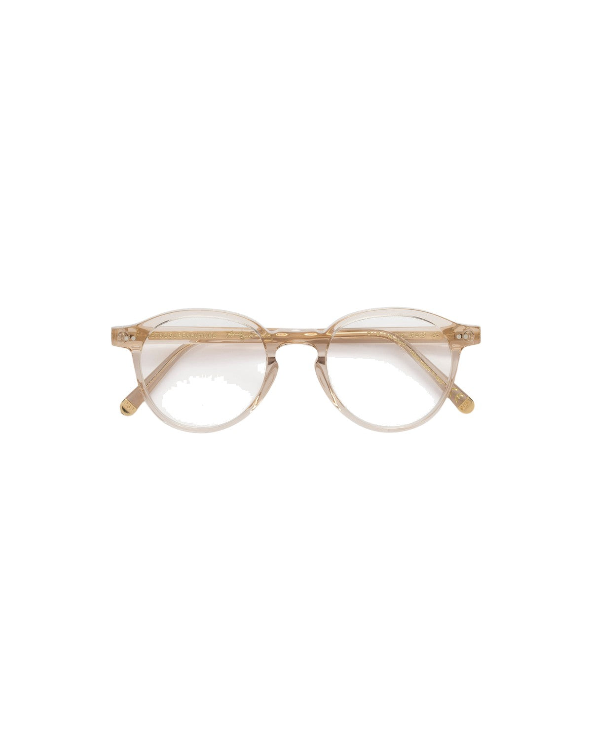 Front view of RETROSUPERFUTURE The Warhol Resin eyeglasses.