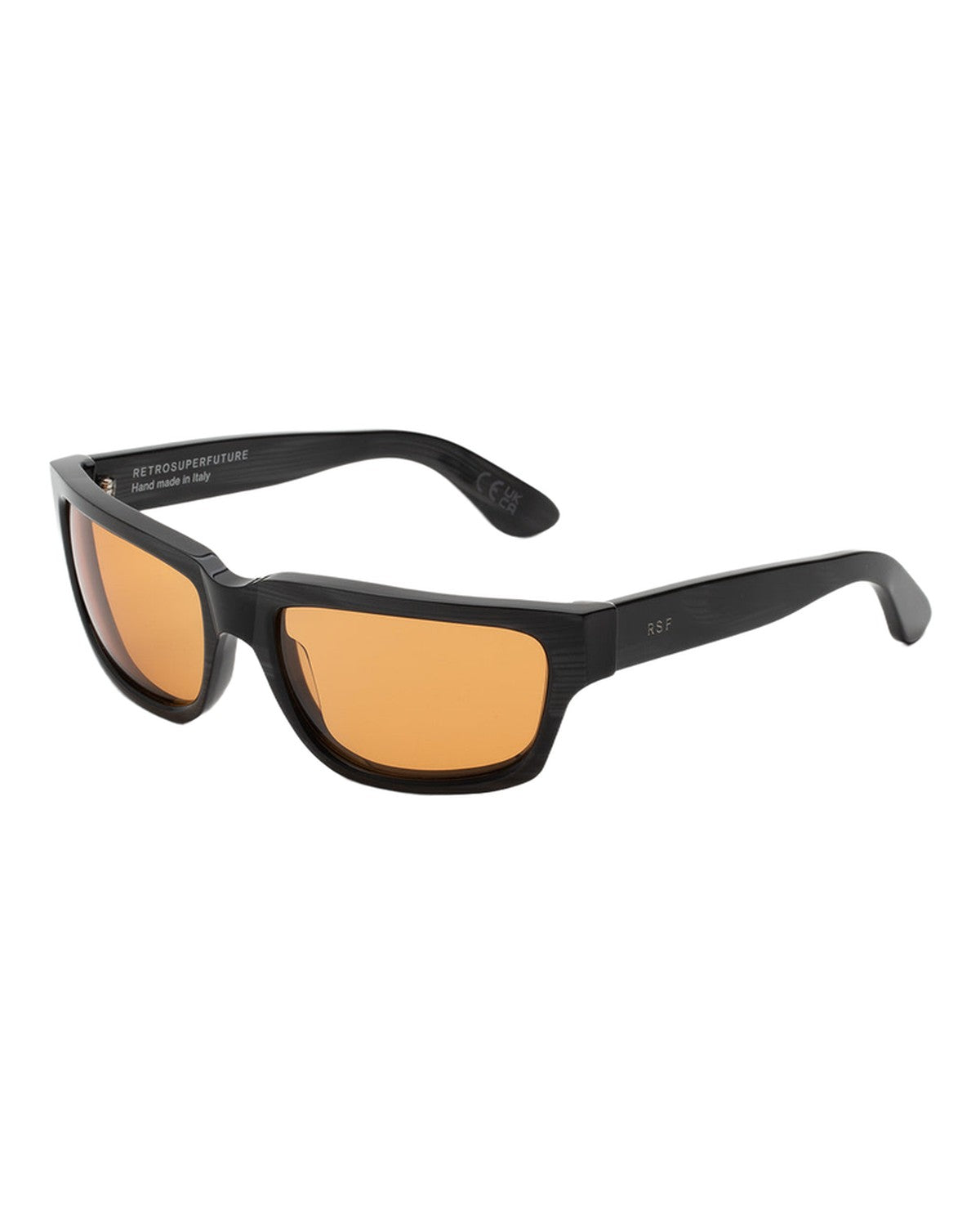 Angle view of RETROSUPERFUTURE Thelonius Fiammato sunglasses.
