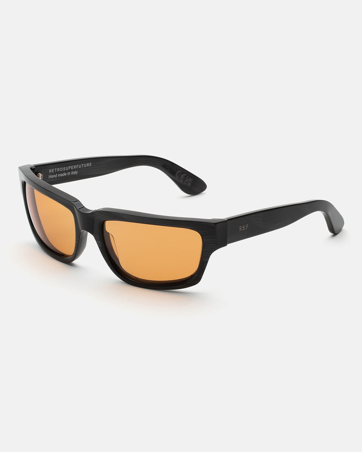 Angle view of RETROSUPERFUTURE Thelonius Fiammato sunglasses.