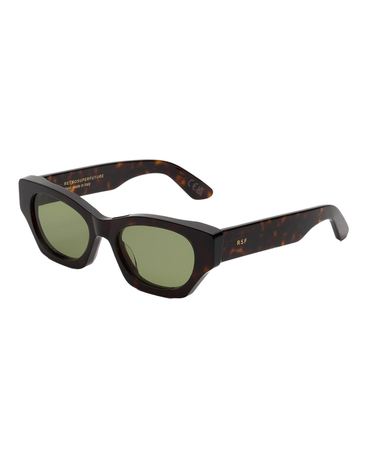 Angled view of RETROSUPERFUTURE Tono 3627 sunglasses.