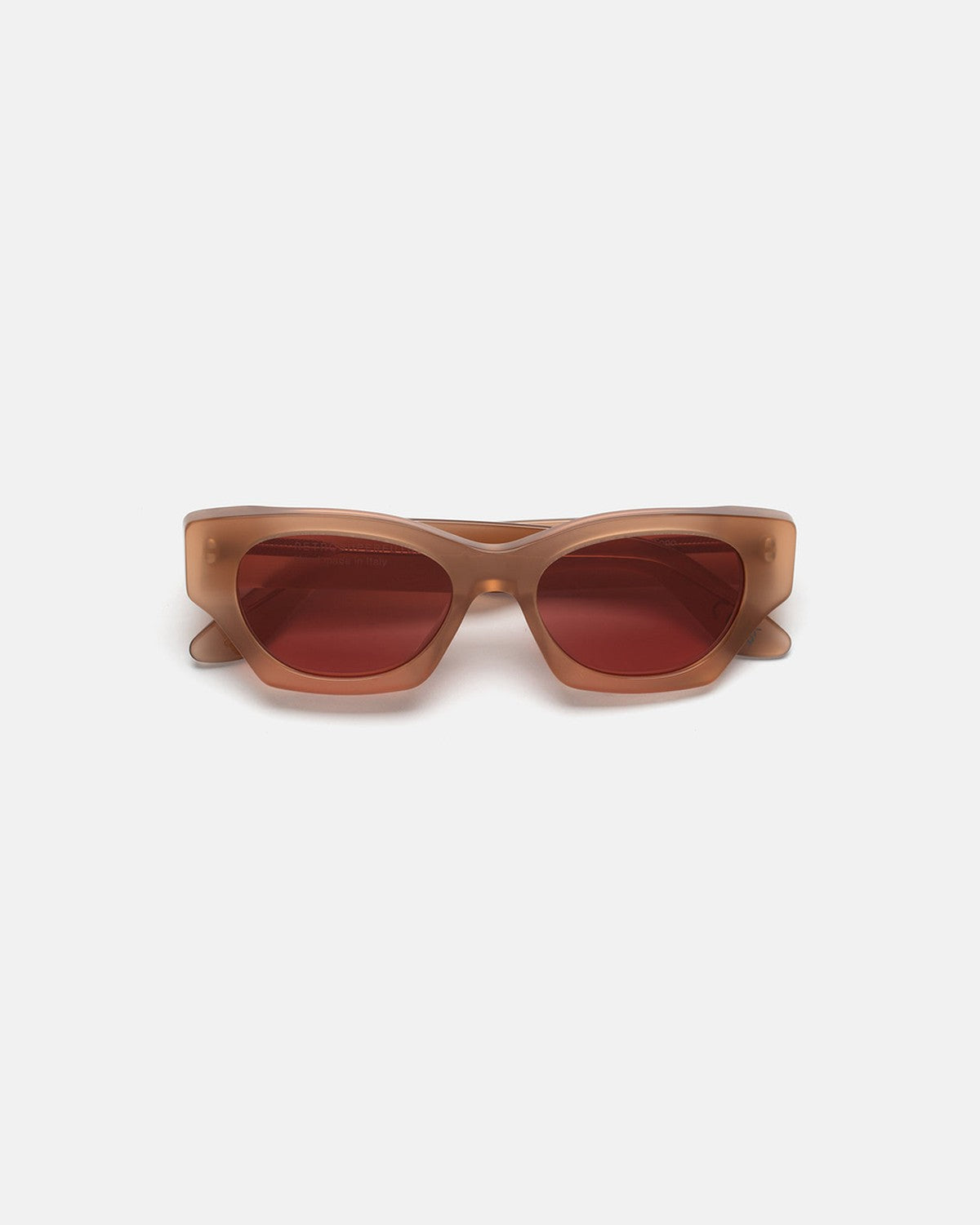 Front view of RETROSUPERFUTURE Tono Light Brown sunglasses.