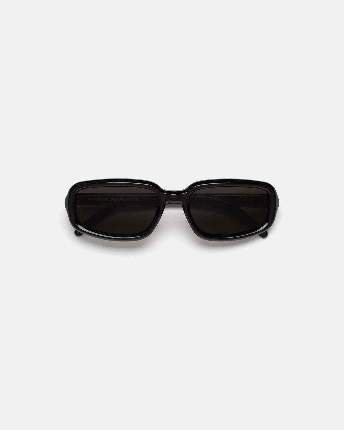 Front view of RETROSUPERFUTURE Troll Black sunglasses.