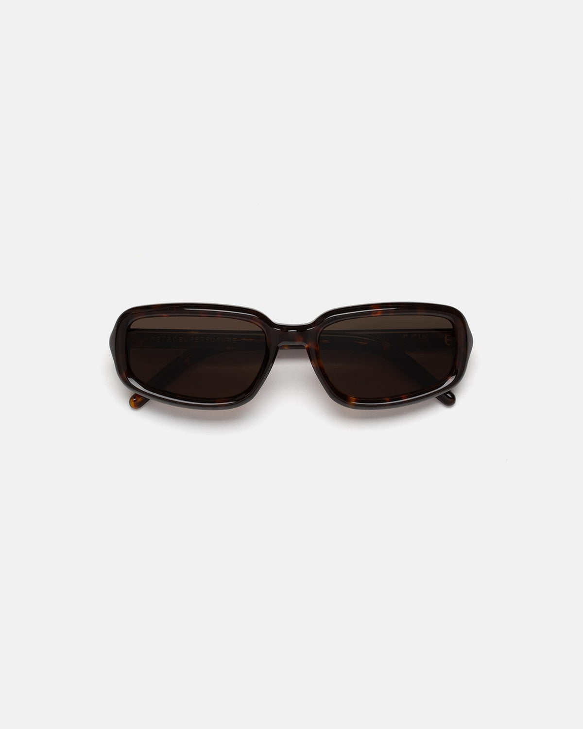 Front view of RETROSUPERFUTURE Troll Burnt Havana sunglasses.