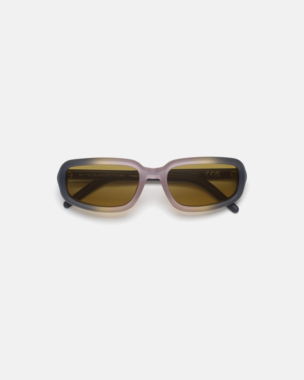 Front view of RETROSUPERFUTURE Troll Side Fade sunglasses.