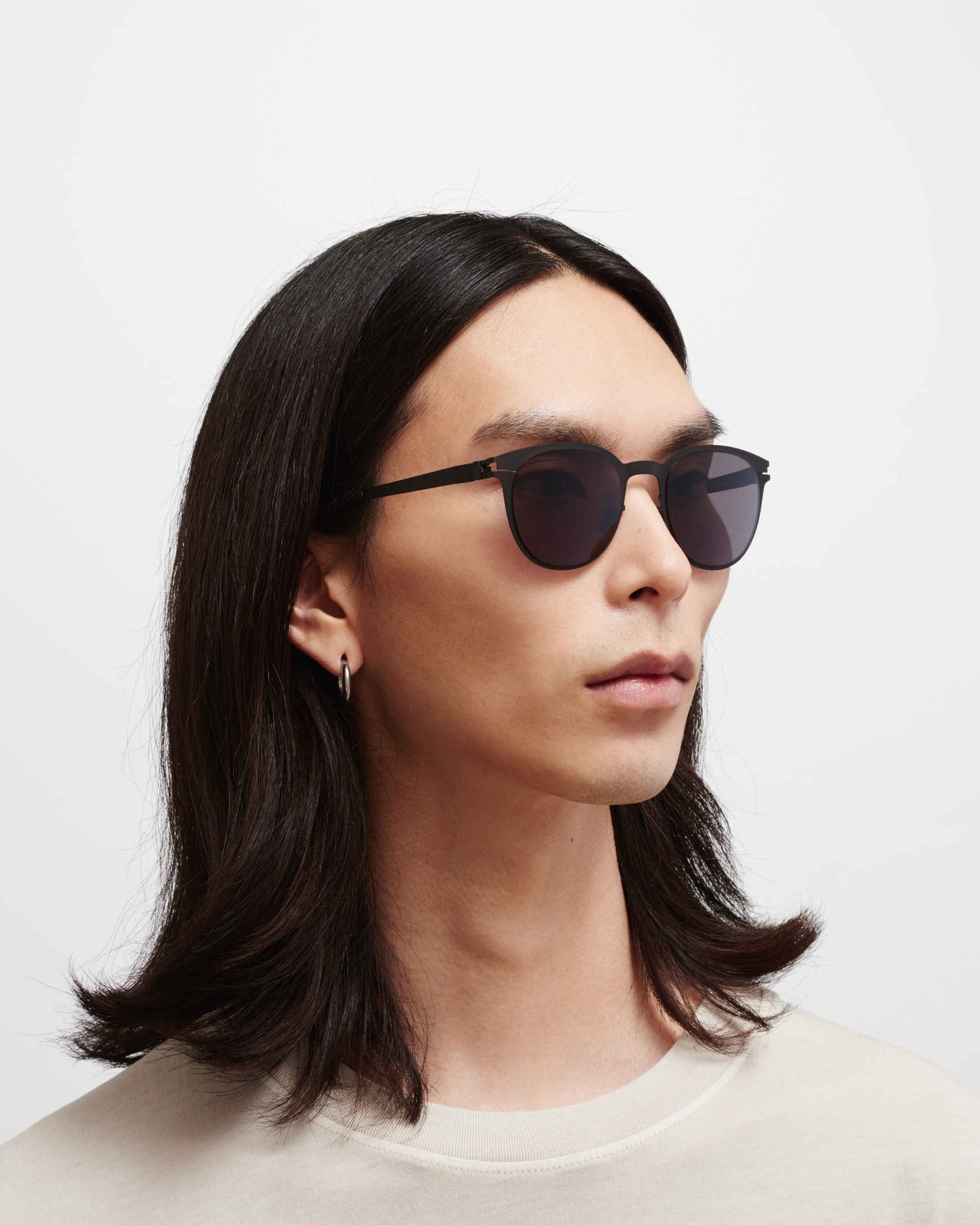 MYKITA TRUMAN BLACK Black / Polarized Pro Hi-Con Grey
