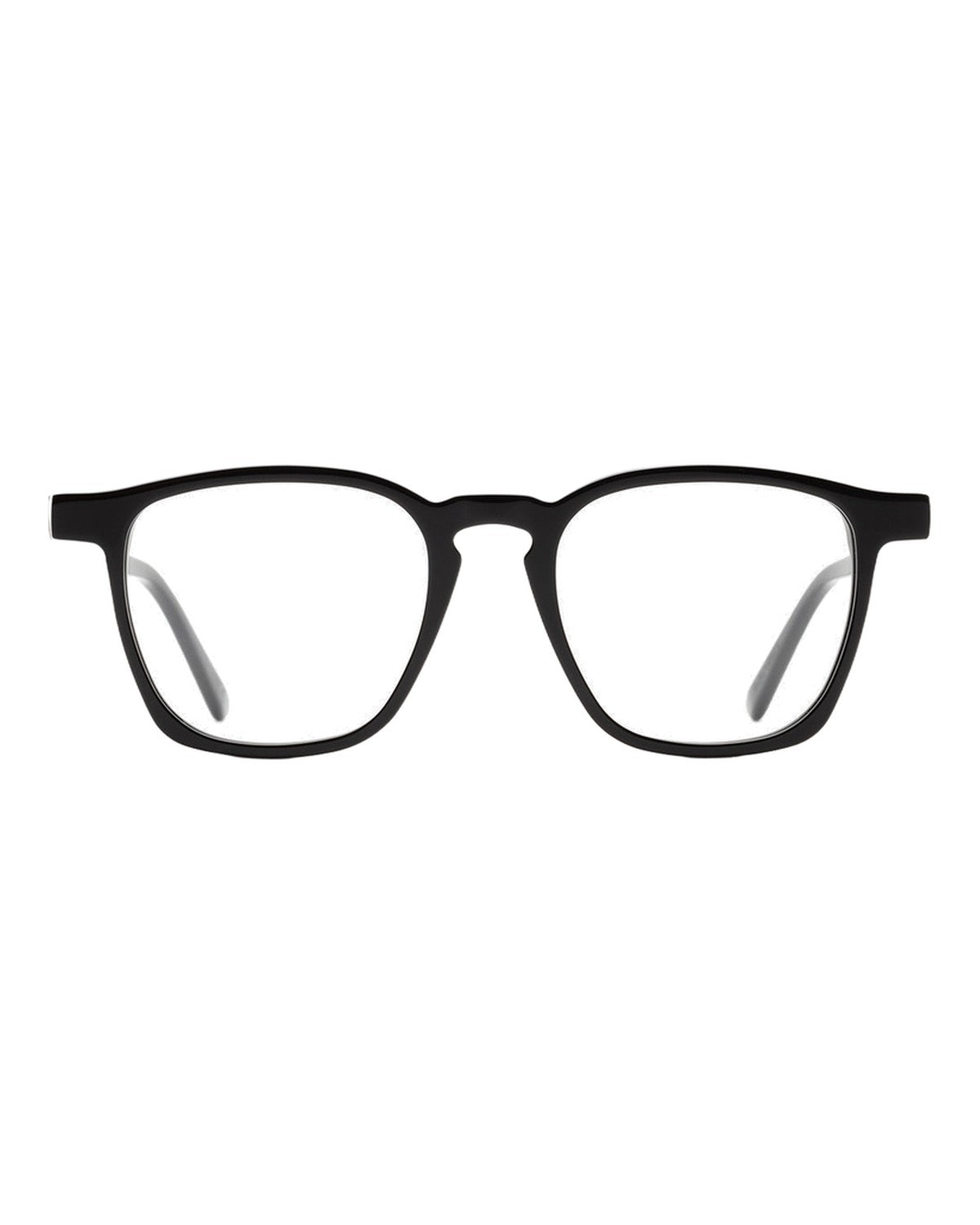 Straight-on front view of RETROSUPERFUTURE Unico Nero eyeglasses.