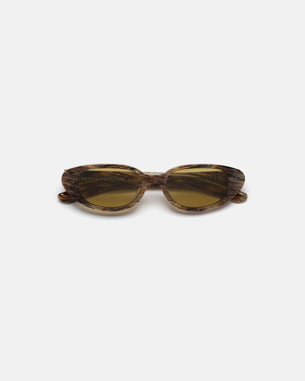 Front view of RETROSUPERFUTURE Vega Graffiato sunglasses.