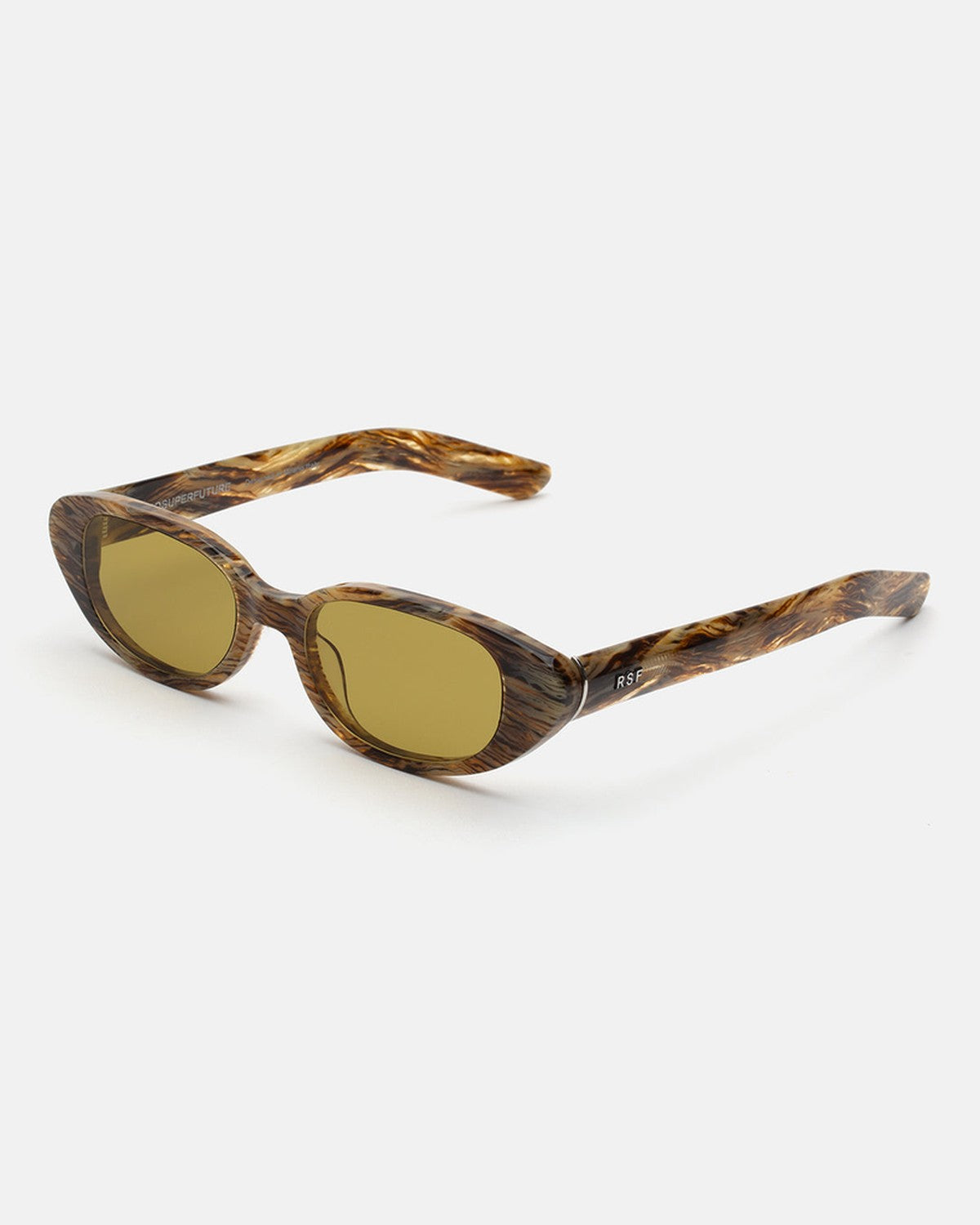 Angle view of RETROSUPERFUTURE Vega Graffiato sunglasses.