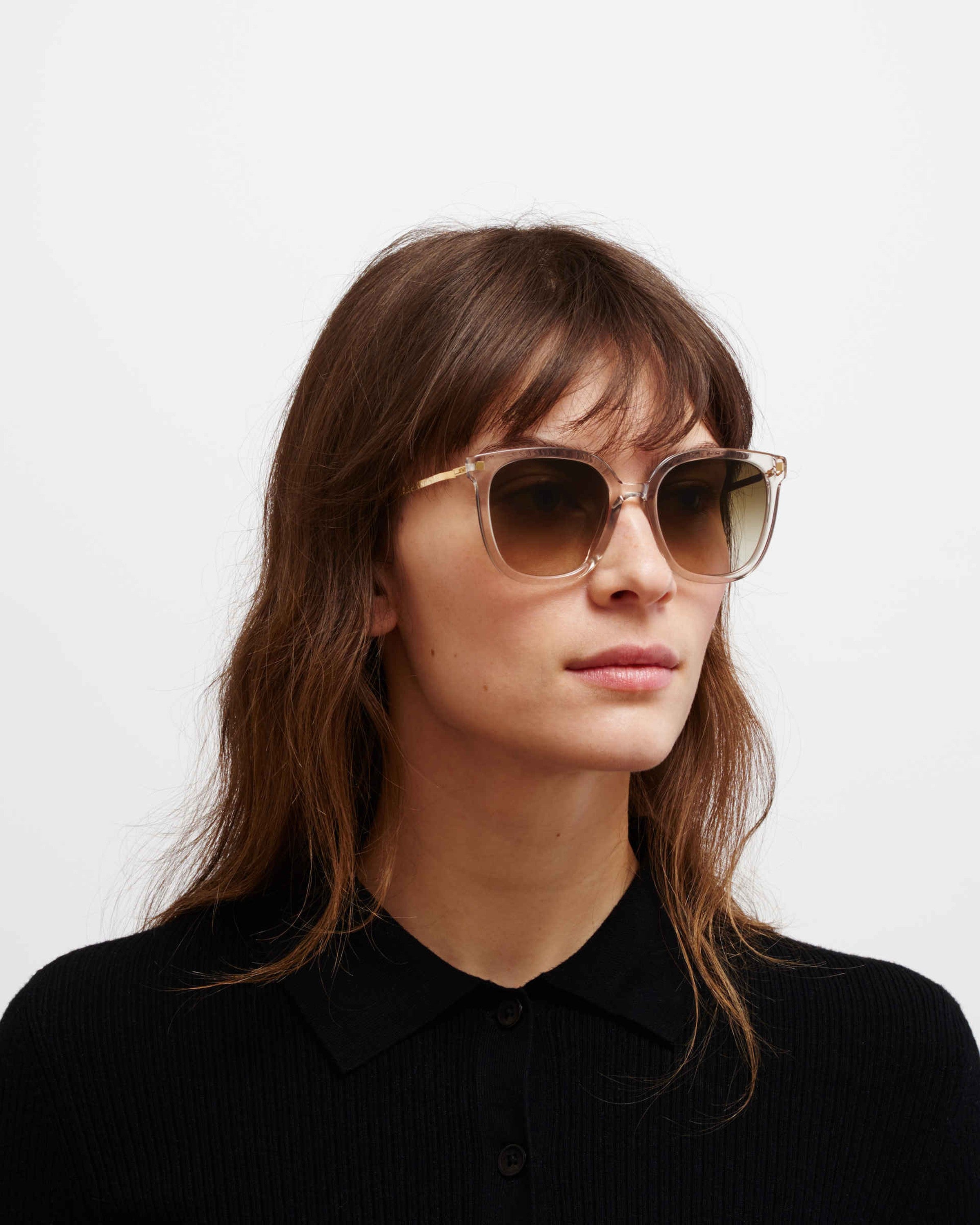 MYKITA VISKA C1 CHAMPAGNE/GLOSSY GOLD Champagne/Glossy Gold / Rawbrown Gradient