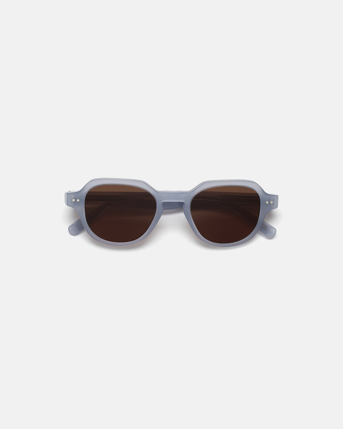 Front view of RETROSUPERFUTURE Voce Light Blue sunglasses.