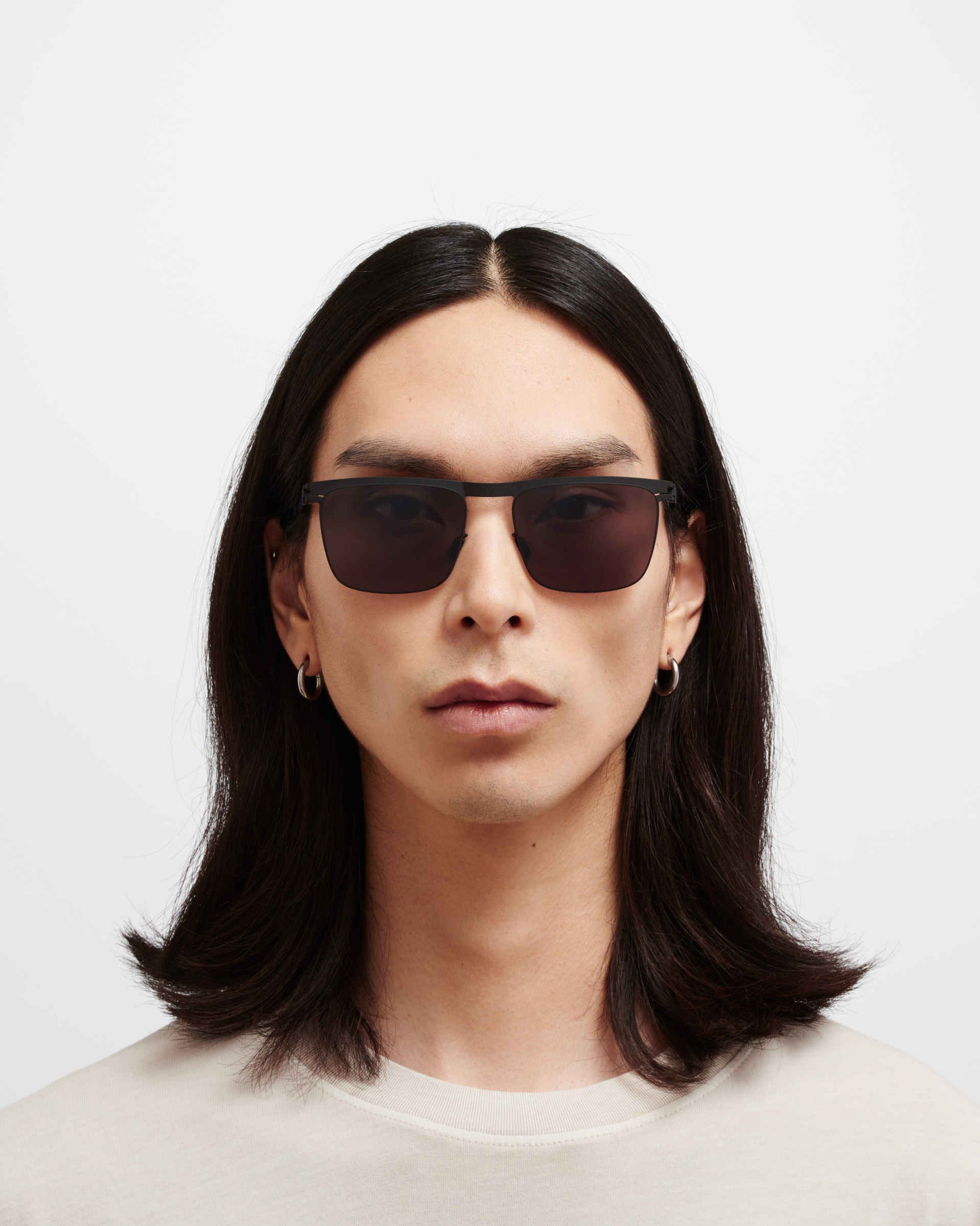 MYKITA WILL BLACK Black / Polarized Pro Hi-Con Grey