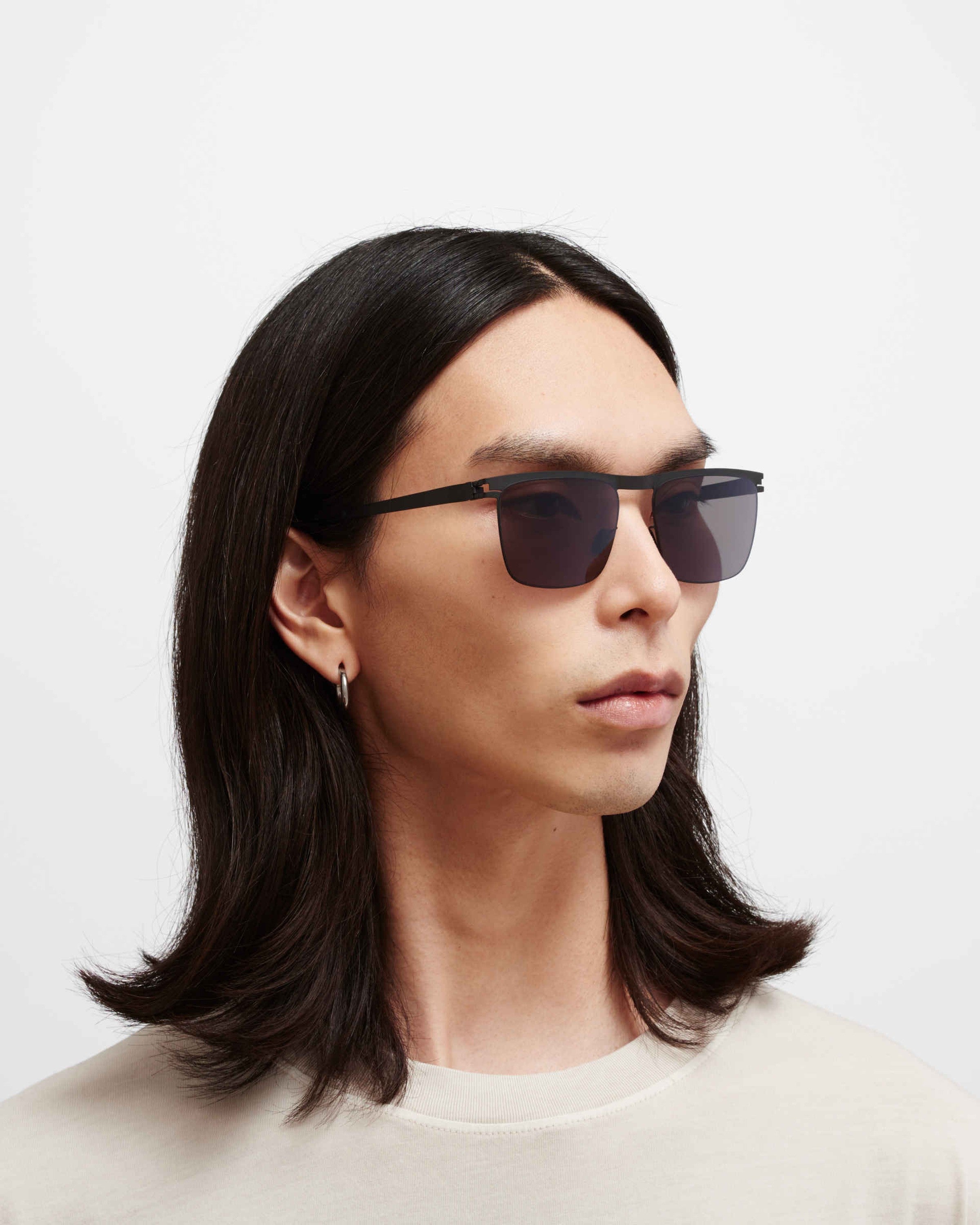 MYKITA WILL BLACK Black / Polarized Pro Hi-Con Grey