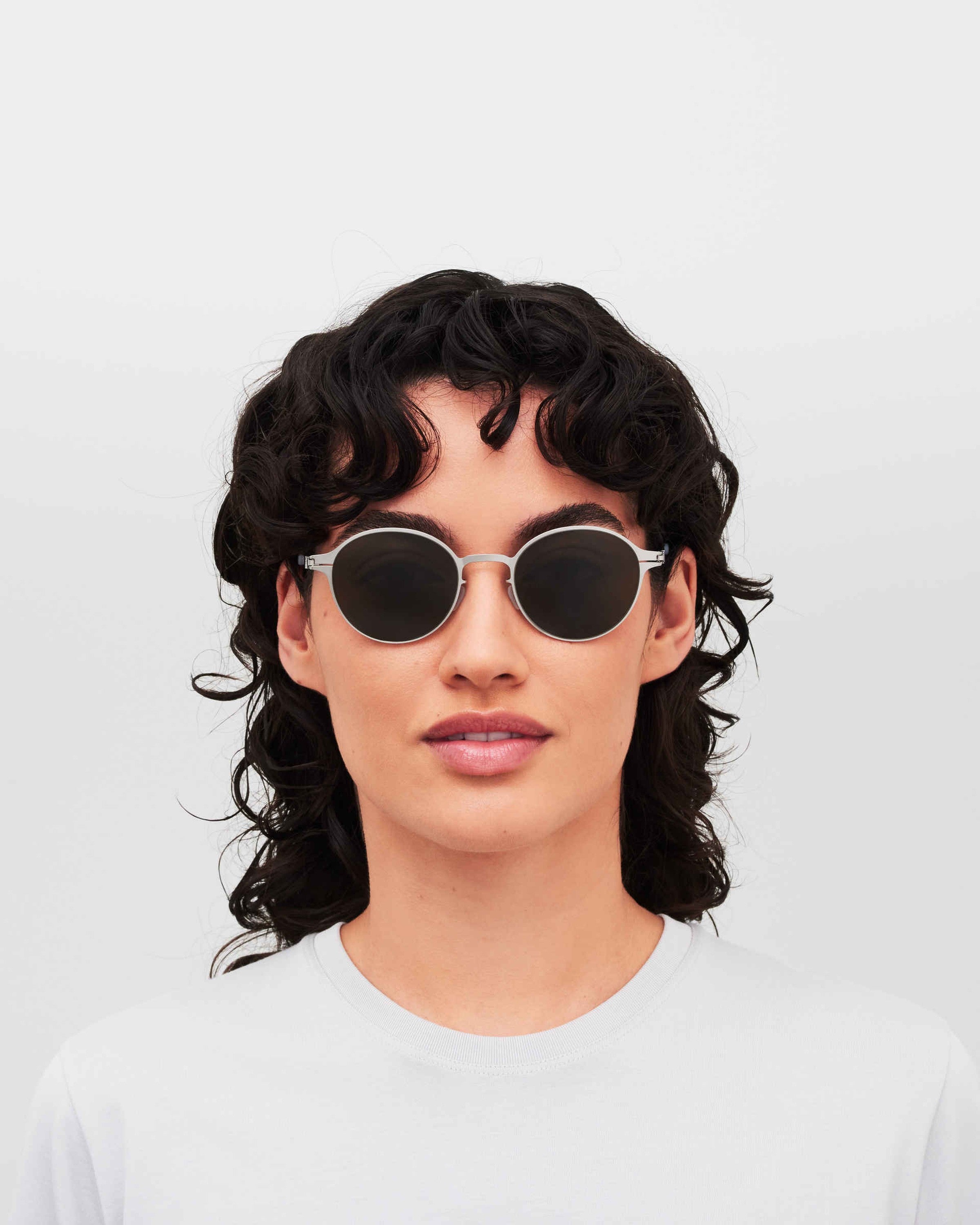 MYKITA WIM SHINY SILVER Shiny Silver / Rawgreen Solid