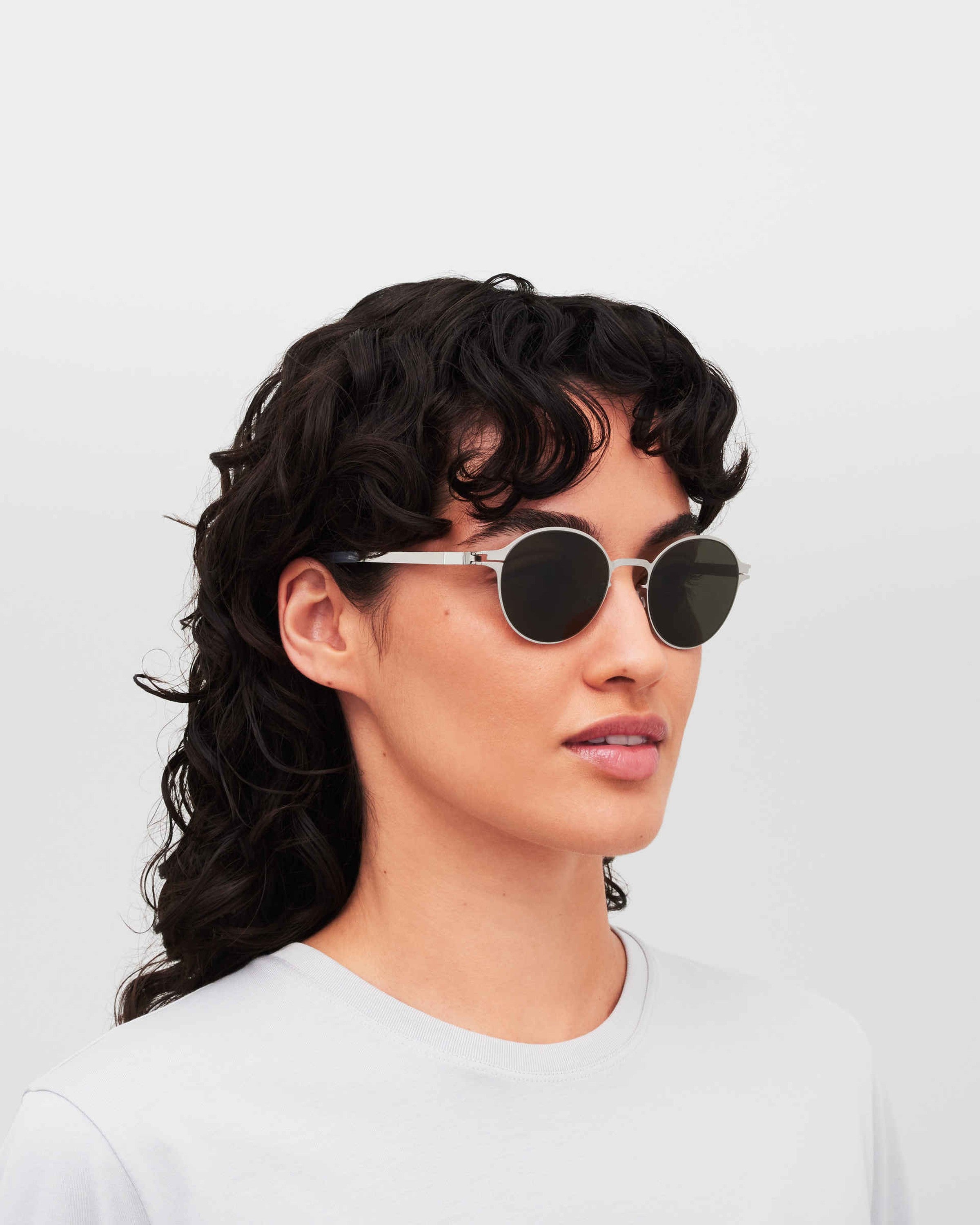 MYKITA WIM SHINY SILVER Shiny Silver / Rawgreen Solid
