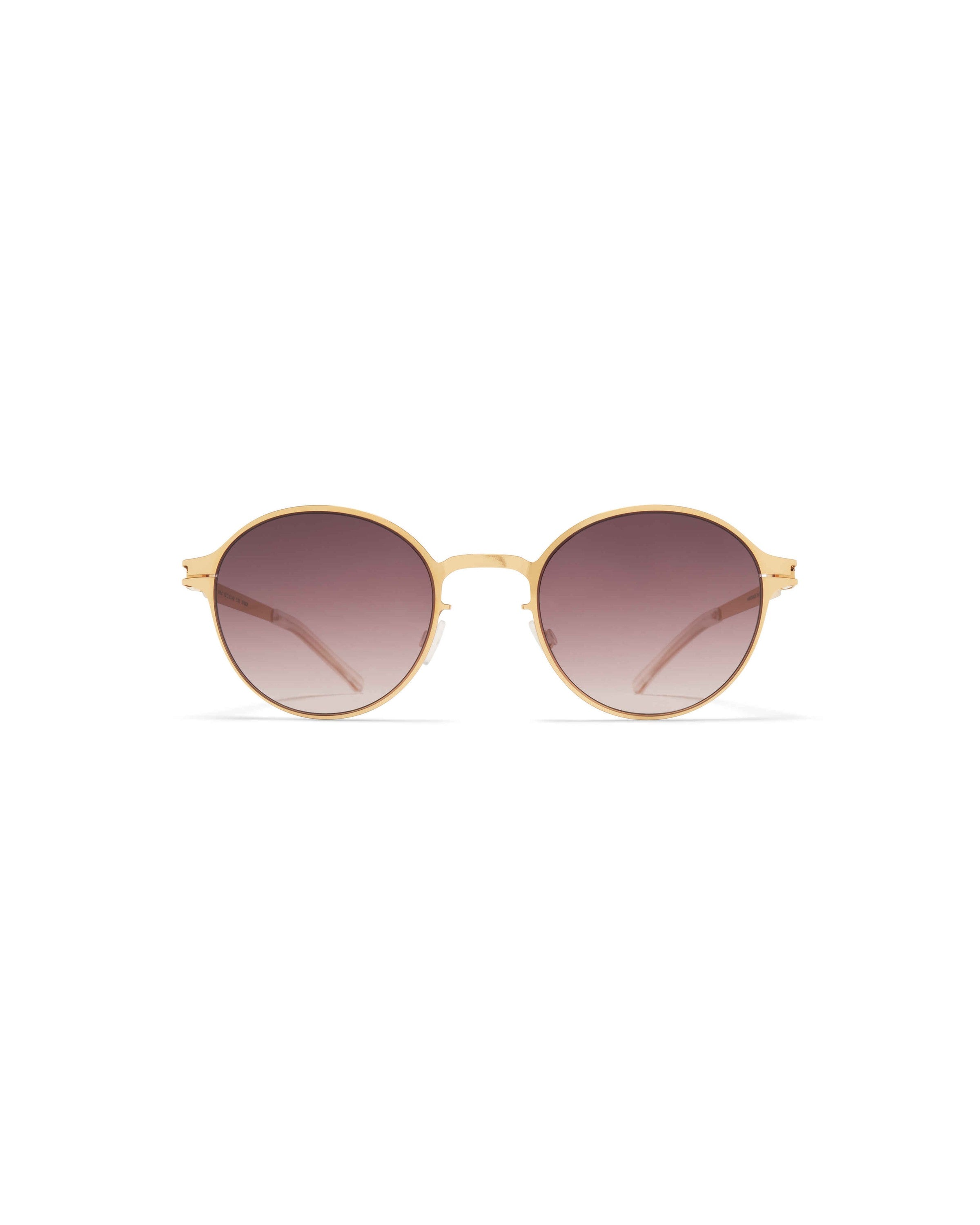 MYKITA WIM GLOSSY GOLD Glossy Gold / Cedar Brown Gradient