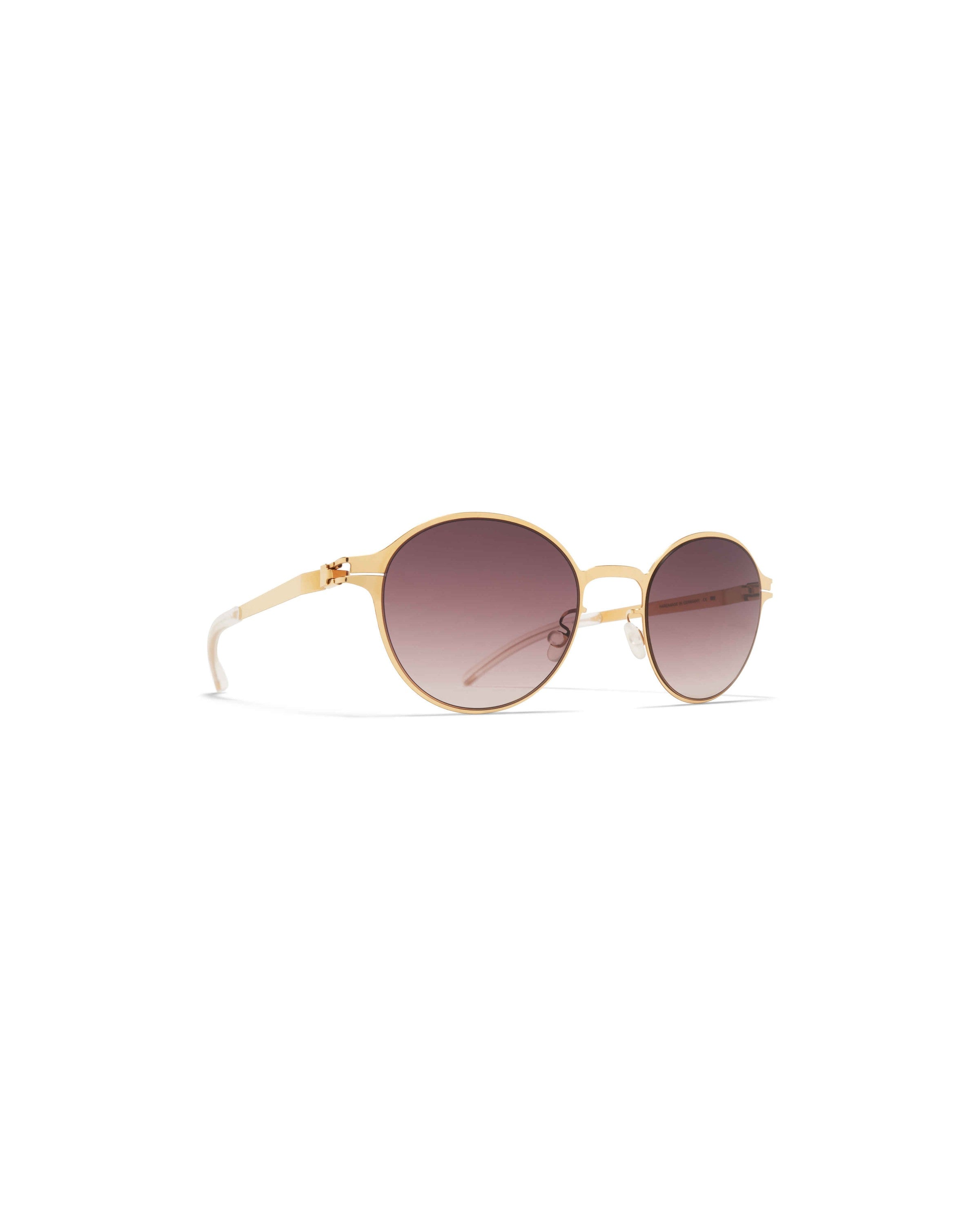 MYKITA WIM GLOSSY GOLD Glossy Gold / Cedar Brown Gradient