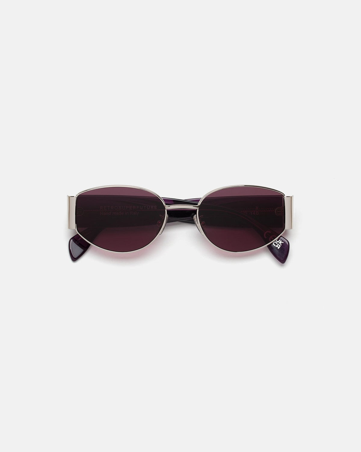 Retrosuperfuture X Melanzana Shiny Silver / Crystal Aubergine / Bordeaux
