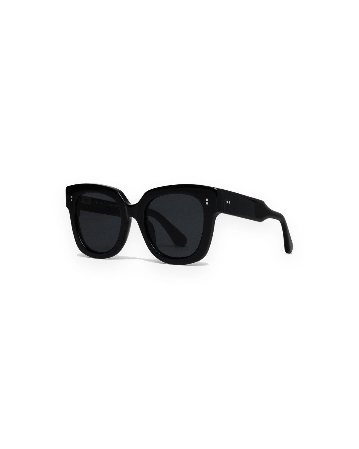 Angle view of CHIMI X14 Black Black sunglasses.